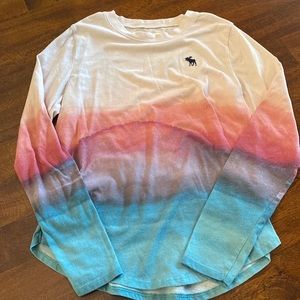 A&F ombré long sleeve